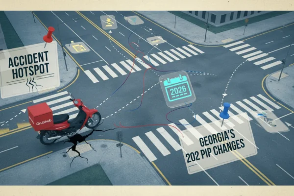 Grubhub Moped Accidents: Georgia’s 2026 PIP Changes