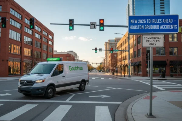 Houston Grubhub Accidents: New 2026 TDI Rules
