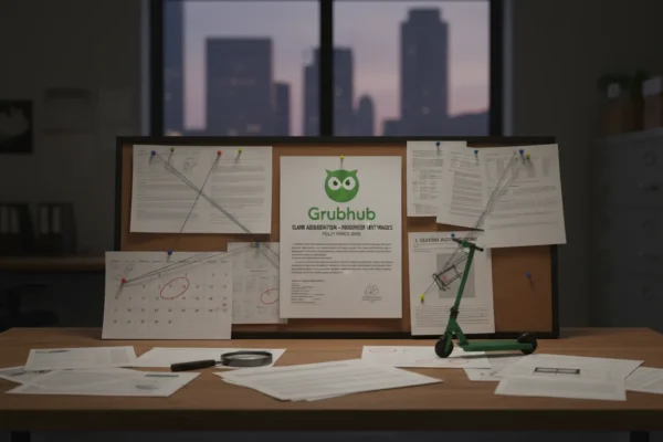 Houston Grubhub E-Scooter Lost Wages in 2026