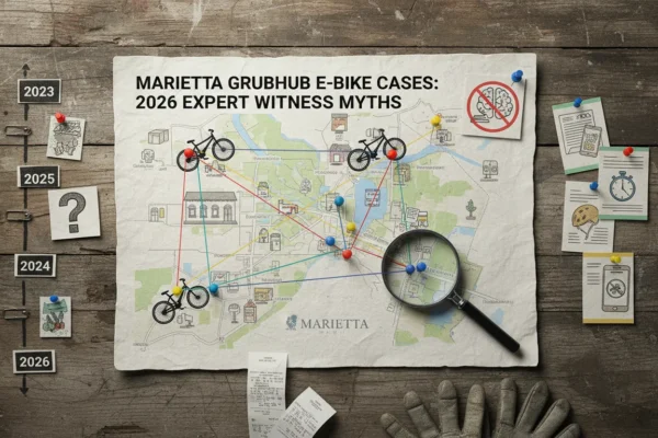 Marietta Grubhub E-Bike Cases: 2026 Expert Witness Myths