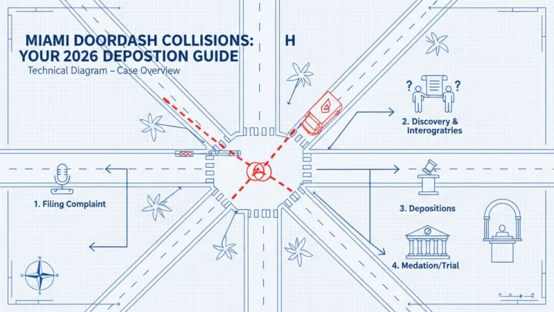 Miami Doordash Collisions: Your 2026 Deposition Guide
