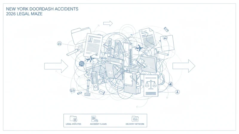 New York DoorDash Accidents: 2026 Legal Maze