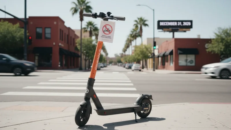 Phoenix Grubhub Scooters: 40% Face 2026 Exclusion