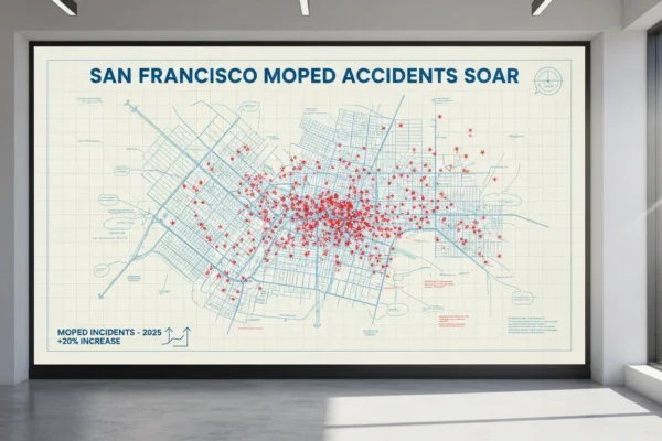 San Francisco Moped Accidents Soar 20% in 2025