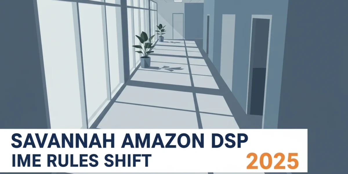 Savannah Amazon DSP: IME Rules Shift in 2025