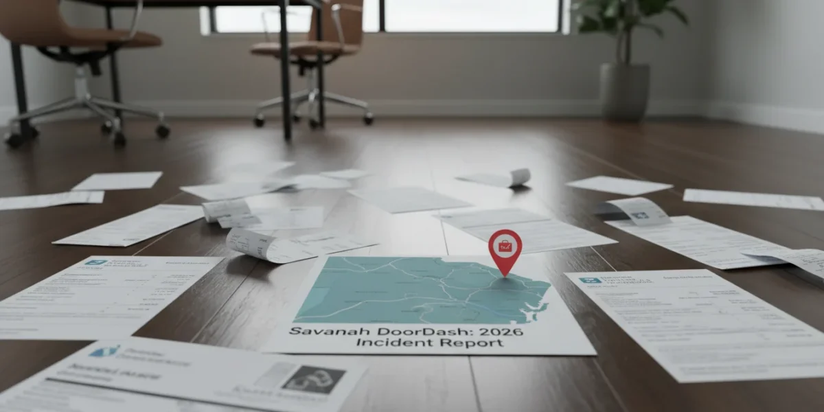 Savannah DoorDash: Off-App Crash Risks in 2026