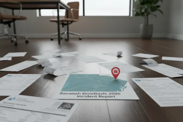 Savannah DoorDash: Off-App Crash Risks in 2026