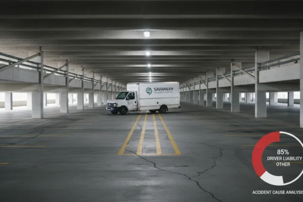 Savannah DSP Accidents: 85% Driver Liability Gap