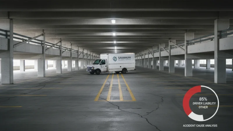Savannah DSP Accidents: 85% Driver Liability Gap