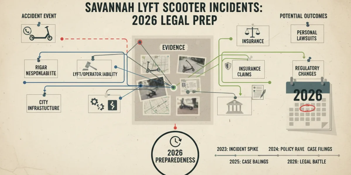 Savannah Lyft Scooter Accidents: 2026 Legal Prep