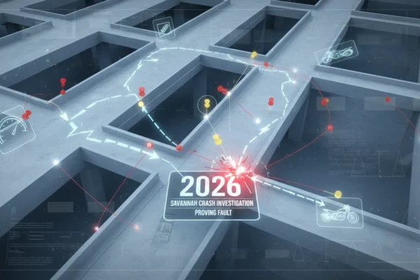 Savannah Motorcycle Crash: Proving Fault in 2026
