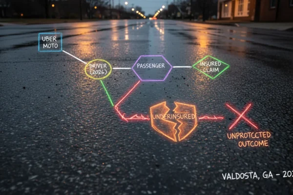 Valdosta Uber Moto Risks: Underinsured Drivers in 2026