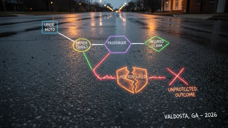 Valdosta Uber Moto Risks: Underinsured Drivers in 2026