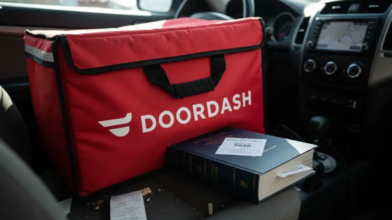 Washington DoorDash Accidents: New Law in 2026